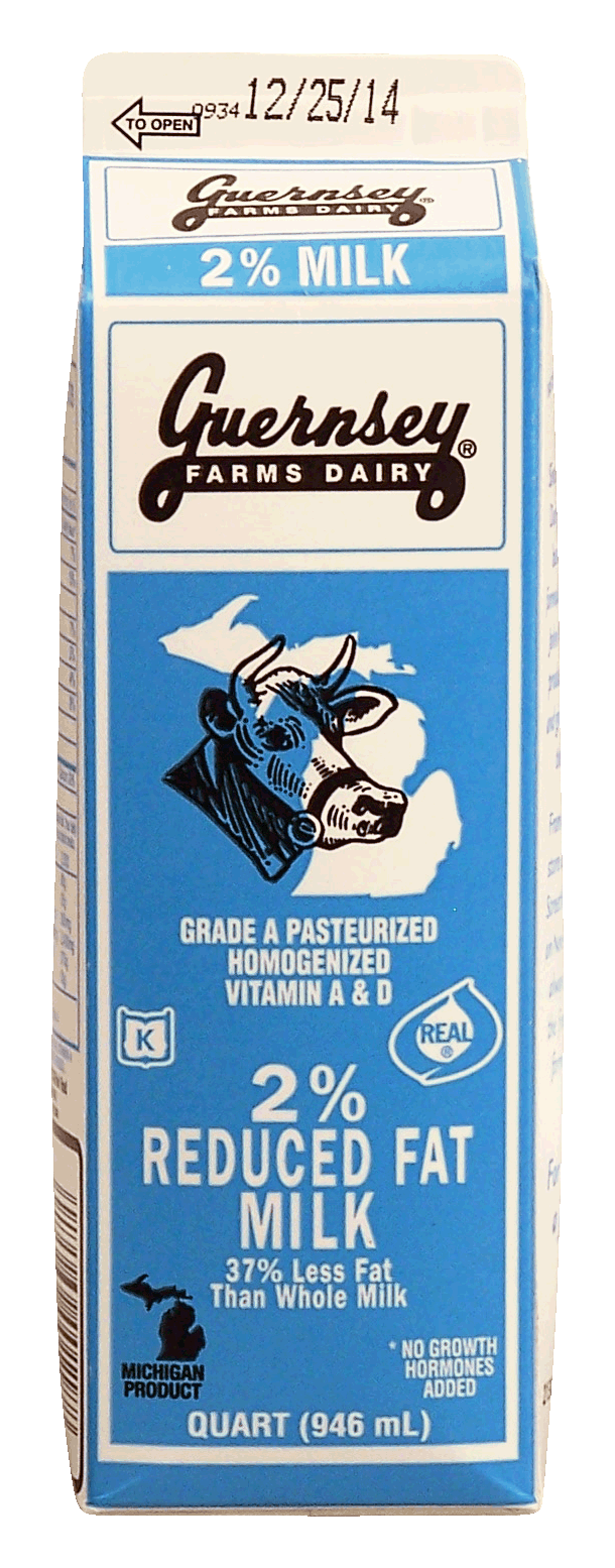 Guernsey Farms Dairy  2% reduced fat milk Full-Size Picture